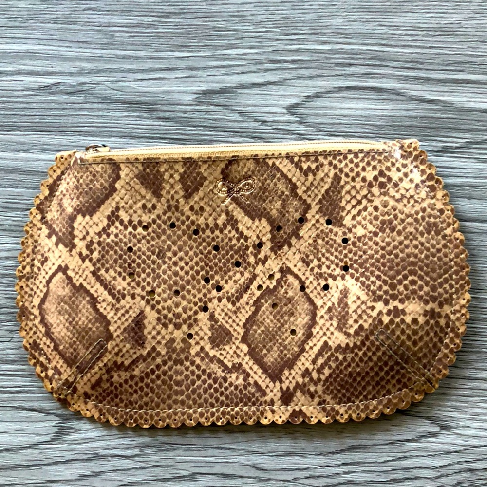 Anya Hindmarch snake skill pattern small purse